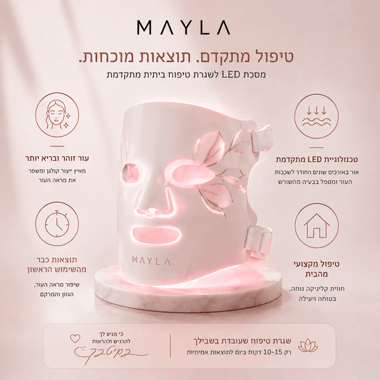 ™MAYLA SkinGlow - שגרת הערב שהופכת את העור שלך לזוהר, רגוע ומלא חיים.